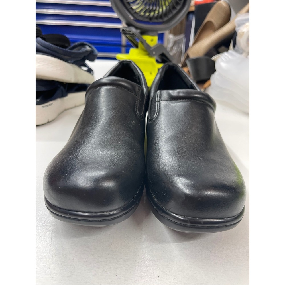 Yuu Bethanee Black Slip On Clogs Memory Foam Professional Nursing Shoes 9M
